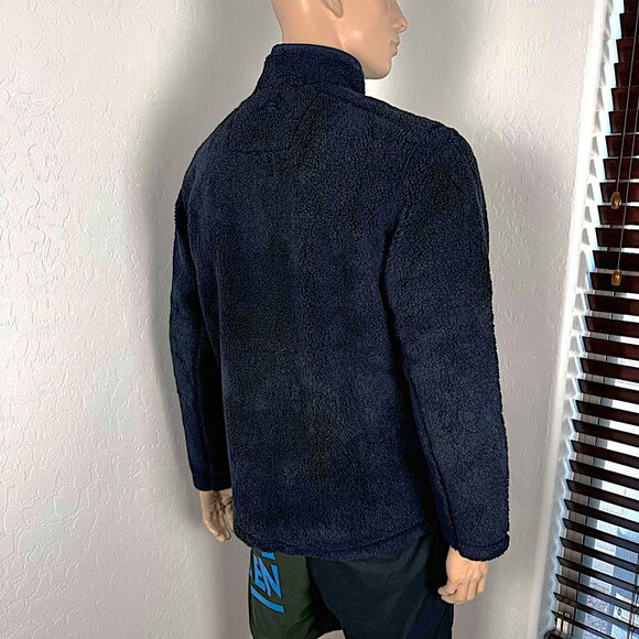 Tommy Bahama Sherpa Full Zip Jacket Size M $199 Sample in Indigo - Picture 6 of 12